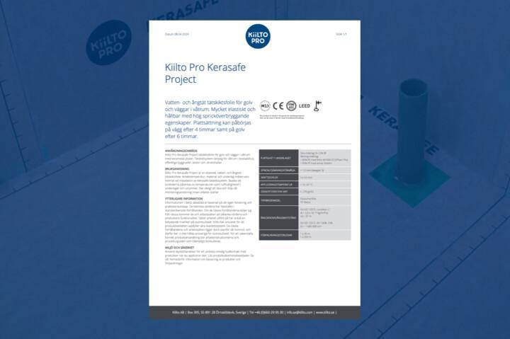Kiilto KeraSafe Project datablad